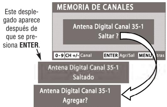 SANYO DP50747 - MEMORIA DE CANALES - 1