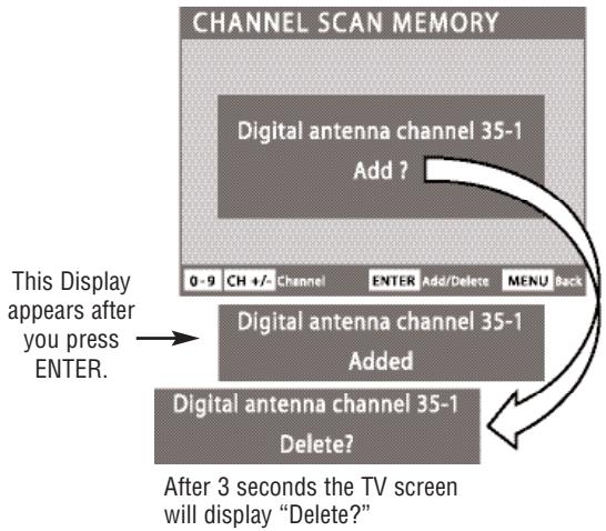 SANYO DP50747 - CHANNEL SCAN MEMORY - 2
