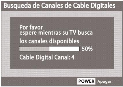 SANYO DP50747 - BUSQUEDA DE CANALES DE CABLE DIGITALES (OPCIONAL) - 1