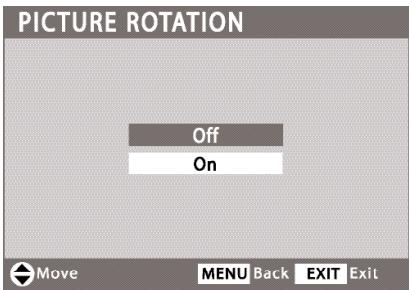 SANYO DP50747 - PICTURE ROTATION (SCREEN Saver) - 1