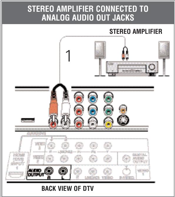 SANYO DP50747 - AUDIO OUT (FIXED ANALOG) JACKS - 1