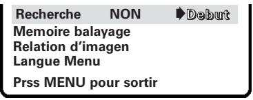 SANYO DS27425 - Réinitialisation du mode d'antenne / de la télé par câble et de la recherche des CANAUX - 1