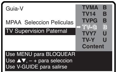 SANYO DS27820 - AJUSTES DE CLASIFICACIÓN BASADOS EN EL CONTENIDO - 1