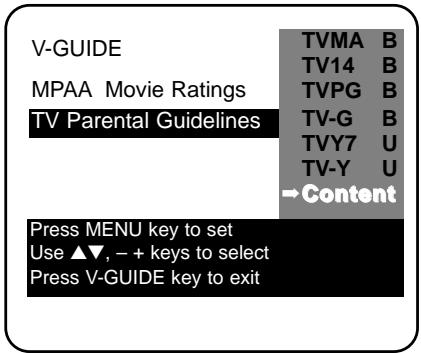 SANYO DS27910 - SETTING CONTENT-BASED GUIDELINES - 3