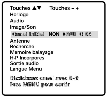 SANYO DS27910 - RÉINITIALISATION DU MODE D'ANTENNE / DE LA TÉLÉ PAR CÂBLE ET DE LA RECHERCHE DES CANAUX - 2