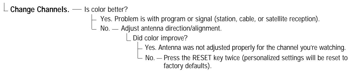 SANYO DS27910 - Poor color or no color - 1