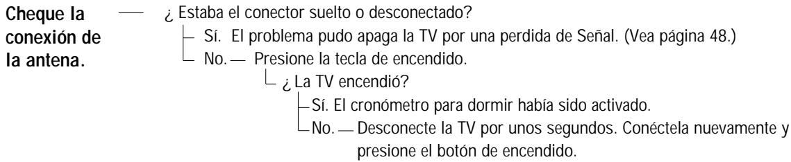 SANYO DS27910 - La TV se apaga sola - 1