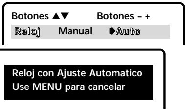 SANYO DS27910 - Para ajustar el reloj automáticamente : - 1