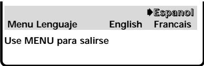 SANYO DS27910 - SELECCIONANDO EL DESPLEGADO DE LENGUAJE - 1