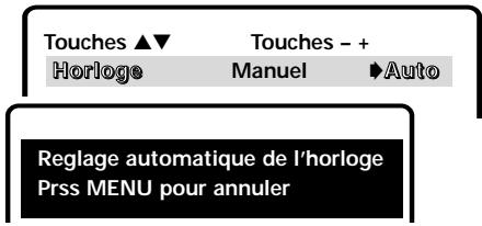 SANYO DS27910 - Réglage automatique de l'horloge : - 1