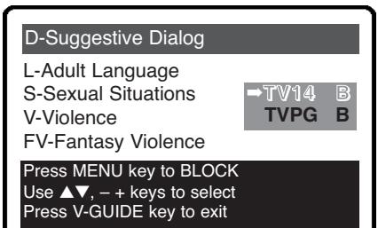 SANYO DS32225 - SETTING CONTENT-BASED GUIDELINES - 2