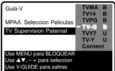 SANYO DS32830H - AJUSTES DE CLASIFICACION BASADOS EN EDAD - 1