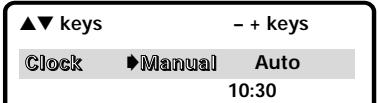 SANYO DS32830H - To set the clock manually - 3