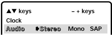 SANYO DS32830H - SETTING AUDIO MODE - 1