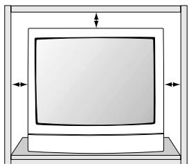 SANYO DS32830H - POSITIONING THE TV - 1