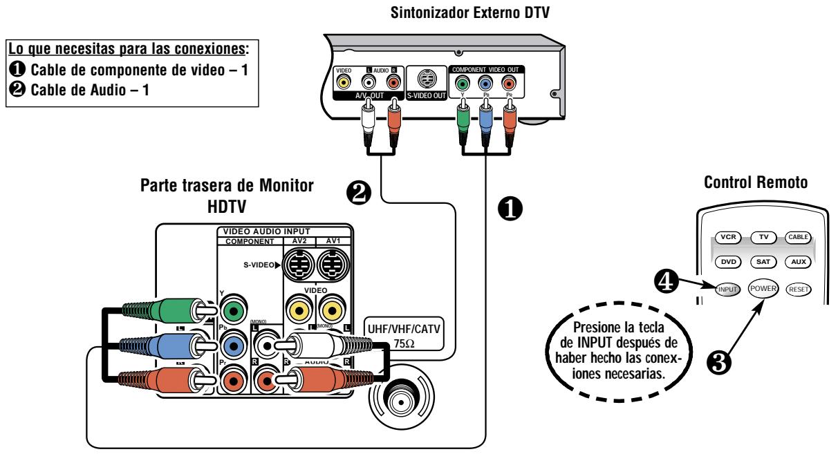 SANYO DS32830H - COMO CONNECTAR UN SINTONIZADOR EXTERNO DE TV DIGITAL U OTRO EQUIPO DIGITA - 1