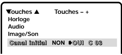 SANYO DS35224 - Réglage du CANAL initial - 1
