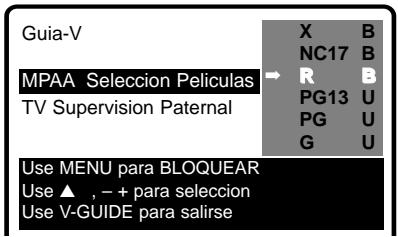SANYO DS35224 - AJUSTE DE LA CLASIFICACION DE PELICULAS - 1