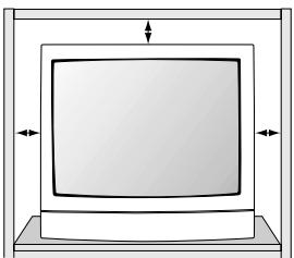 SANYO DS36930 - POSITIONING THE TV - 1