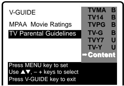 SANYO DS36930 - TURNING OFF THE V-GUIDE - 2