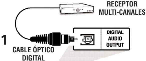 SANYO HT32546 - CONECTANDO LA SALIDA DE AUDIO DIGITAL AL RECEPTOR MULTI-CANALES - 1