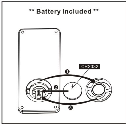 SANYO R227 - REMOTE CONTROL BATTERY - 1