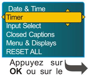 SANYO AVP-429 - Réglage de la minuterie - 1