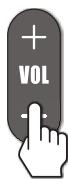 SANYO AVP-429 - Ajustement du volume - 1