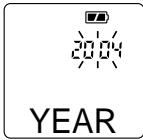 SANYO ICR-B29 - Date and time setting mode: YEAR, MM/DD, 12 or 24 HOUR, TIME - 1