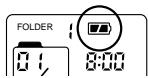 SANYO ICR-B31 - Battery indicator - 1