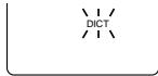 SANYO ICR-B31 - DICT (or CONF): Setting recording condition - 1