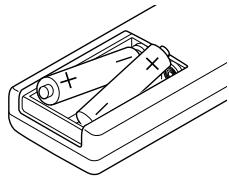 SANYO ICR-B31 - Inserimento delle batterie - 2