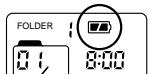 SANYO ICR-B31 - Indicateur de charge des piles - 1