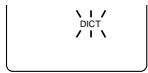 SANYO ICR-B31 - DICT (o CONF): Impostazione delle condizioni di registrazione - 1
