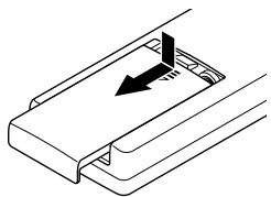 SANYO ICR-B31 - Inserimento delle batterie - 1