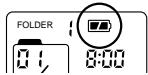 SANYO ICR-B31 - Batterij-indicator - 1