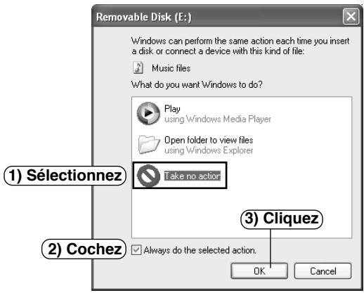 SANYO ICR-S700RM - Sélectionner l'opération à effectuer par windows - 1
