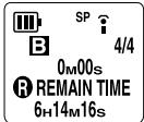SANYO ICR-S700RM - Pour arrêter l'enregistrement - 2