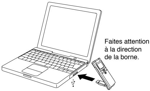 SANYO ICR-S700RM - Connecter l'appareil à votre PC - 1