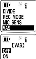 SANYO ICR-S700RM - Enregistrement VAS (système à activation vocale) - 5