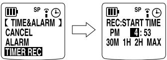 SANYO ICR-S700RM - Enregistrement par minuterie - 1