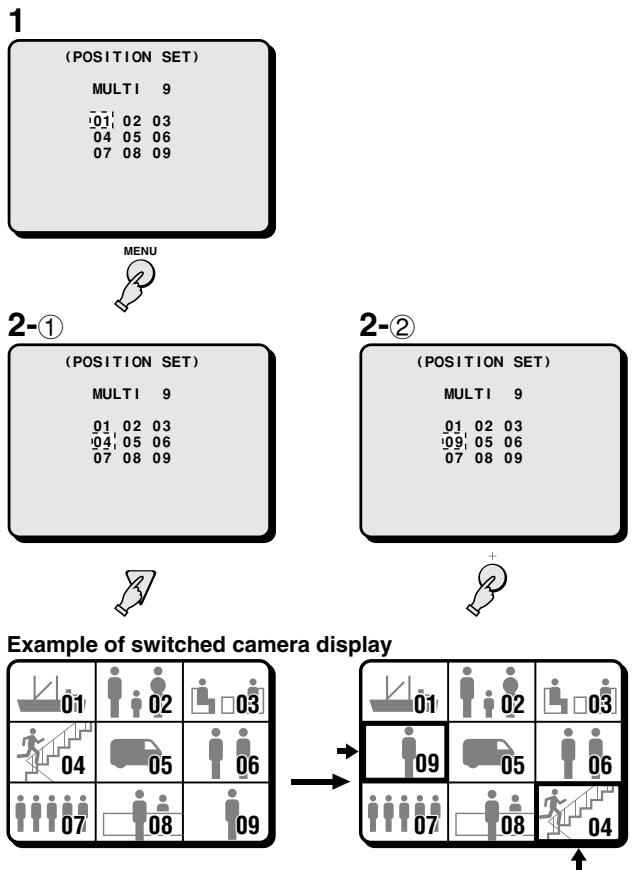 SANYO MPX-CD92 - Changing a camera position - 1
