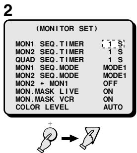 SANYO MPX-CD92 - Setting the Monitor Display - 1