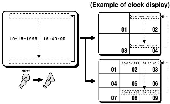 SANYO MPX-CD92 - Setting the clock display position - 1