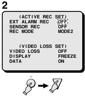 SANYO MPX-CD92 - Setting the ACTIVE REC Recording Mode - 1