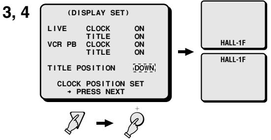 SANYO MPX-CD92 - Setting the clock and title display - 2