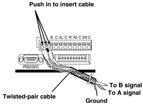 SANYO MPX-CD92 - B Using the push-lock terminals - 1