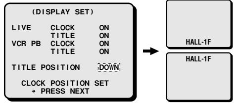 SANYO MPX-MD92 - Setting the clock and title display - 3