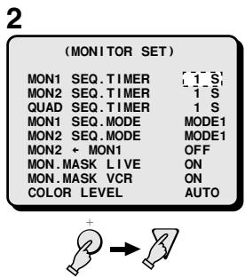 SANYO MPX-MD92 - Setting the Monitor Display - 1