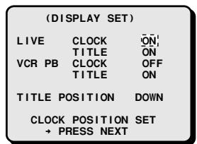 SANYO MPX-MD92 - Setting the clock and title display - 1